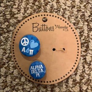Alpha Delta Pi buttons